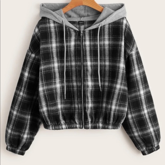 Headed plaid jacket - Picture 2 of 5